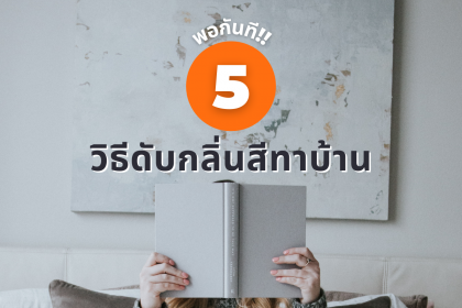 พอกันที! เหม็นกลิ่นสีจนปวดหัว 5 อย่างในครัว ดับกลิ่นสีทาบ้าน