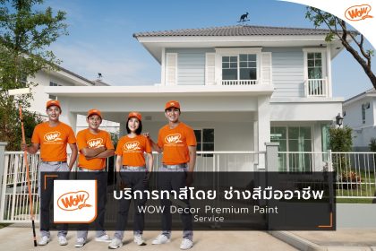 บริการทาสีโดย ช่างสีมืออาชีพ