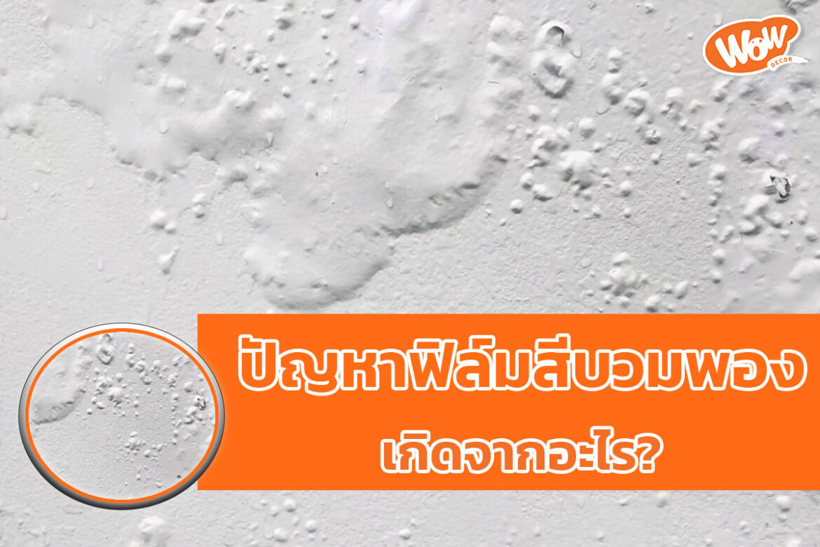 ปัญหาฟิล์มสีบวมพองเกิดจากอะไร