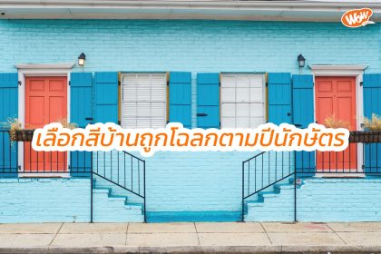 เลือกสีบ้านถูกโฉลกตามปีนักษัตร